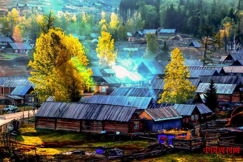 禾木圖瓦人的木楞房風(fēng)采.jpg 禾木圖瓦人的木楞房風(fēng)采.jpg