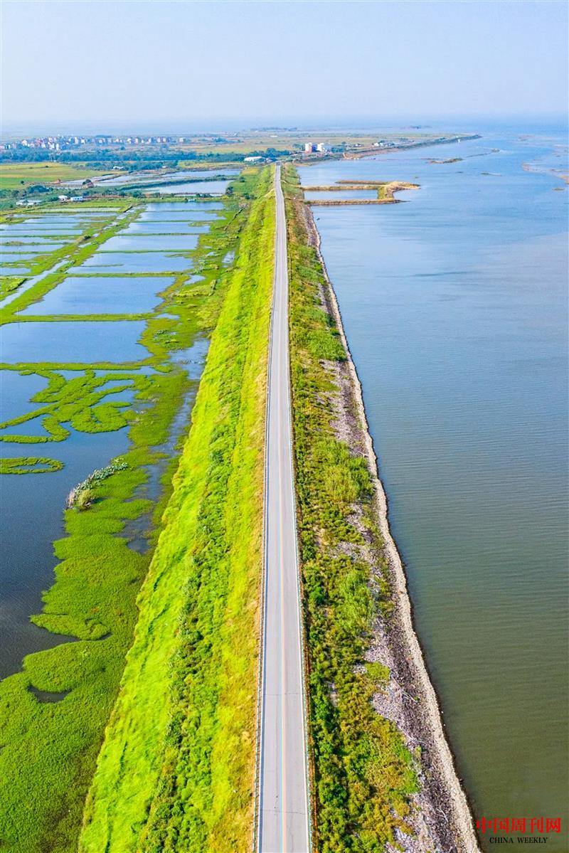 鄱陽湖畔珠湖圩堤.jpg 鄱陽湖畔珠湖圩堤.jpg