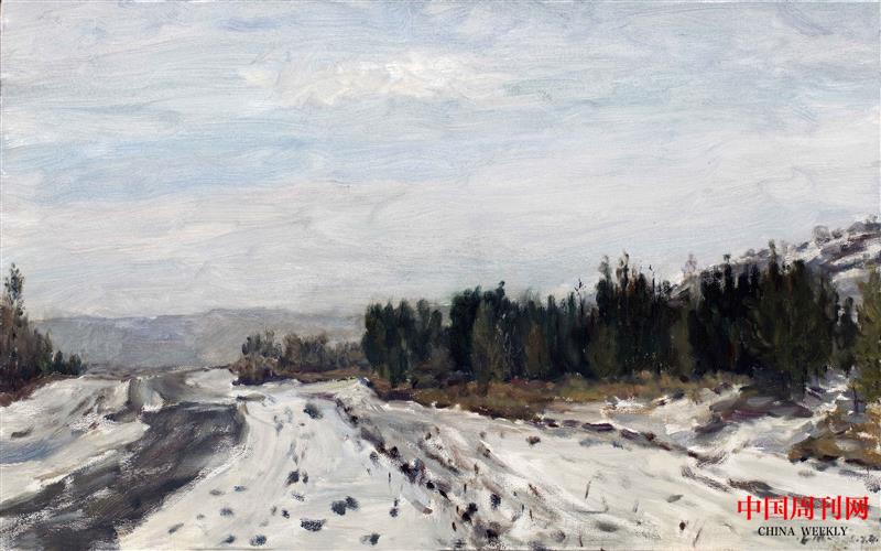 雪霽 60×80cm 2018 布面油畫.jpg 雪霽 60×80cm 2018 布面油畫.jpg